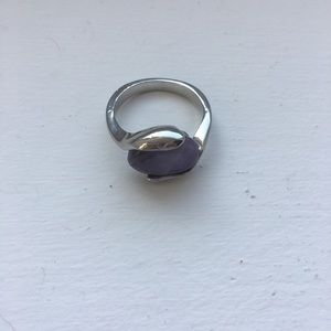 Purple Jade Ring